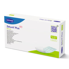 Super Absorbent Dressing Zetuvit Plus Silicone Non-Bordered Nonadhesive 4 X 8 Inch Rectangle,  Packaging Type- Each
