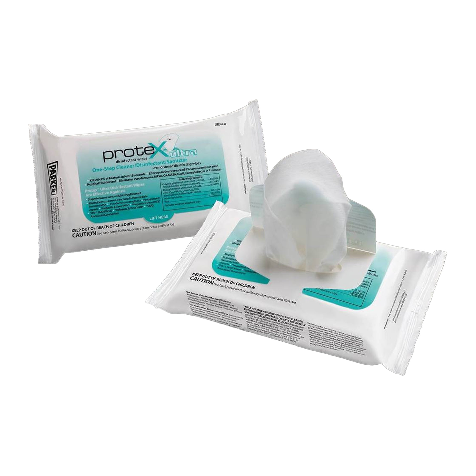 Protex Ultra Surface Disinfectant Cleaner Premoistened Broad Spectrum Manual Pull Wipe 60 Count Soft Pack Lemon Scent NonSterile,Packaging Type- Box