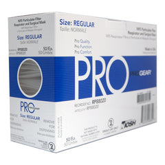 Particulate Respirator / Surgical Mask ProGear Medical N95 ASTM Level 3 Elastic Strap Regular, Packaging Type- Case