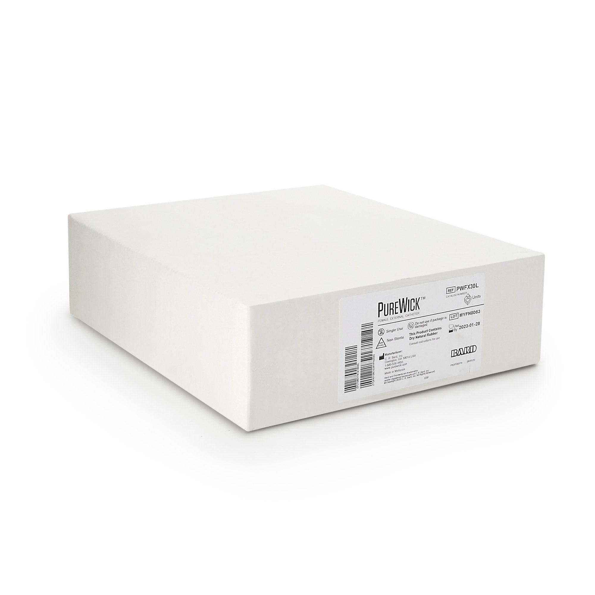 Female External Catheter PureWick 10 L X1.5 W Inch,Packaging Type- Each