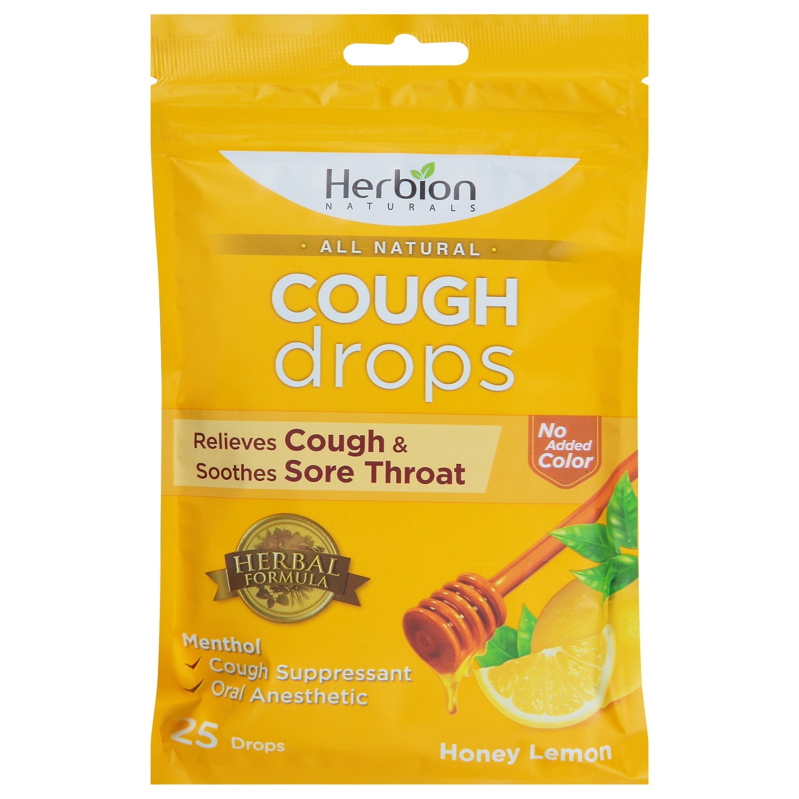 Herbion Naturals - Pastillas para la tos con miel - 1 unidad - 25 unidades