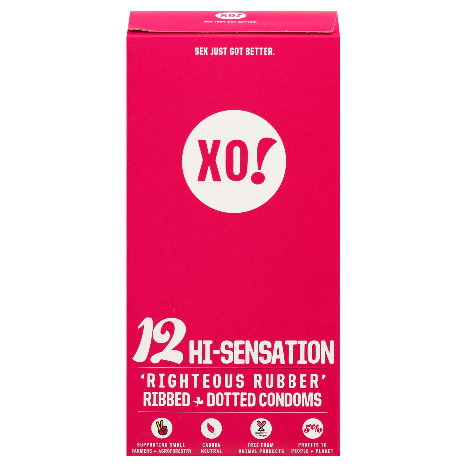Xo! - Condoms Rbbr Hi-sensation - Case Of 8-12 Ct