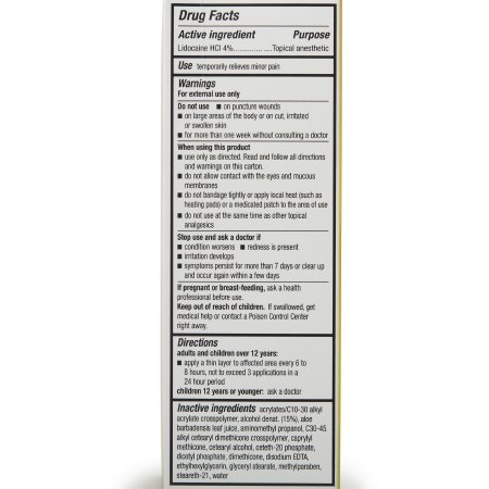 Topical Pain Relief Aspercreme 4% Strength Lidocaine Cream 2.7 oz.,Packaging Type- Each