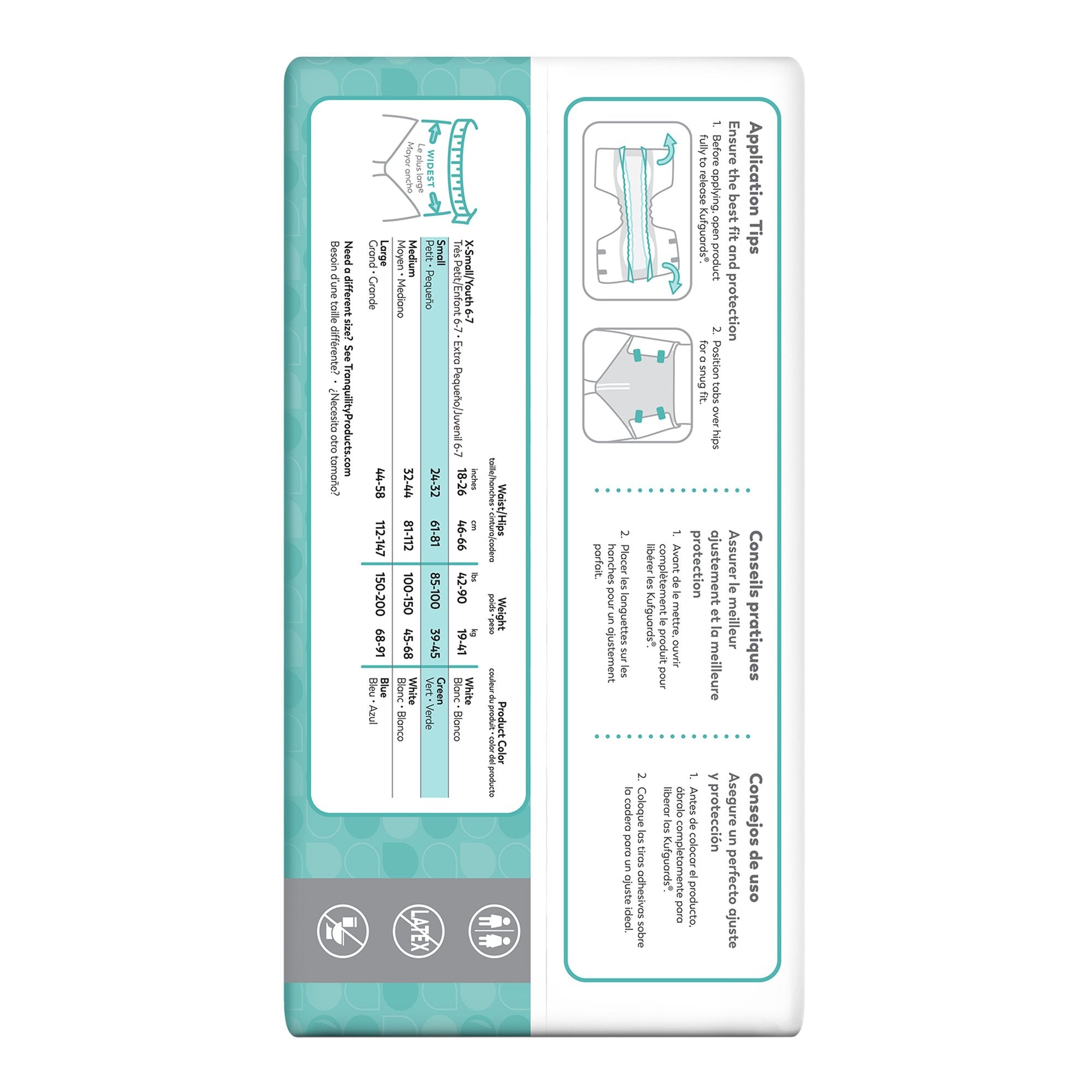 Unisex Adult Incontinence Brief Tranquility Essential Small Disposable Heavy Absorbency, Packaging Type- Case
