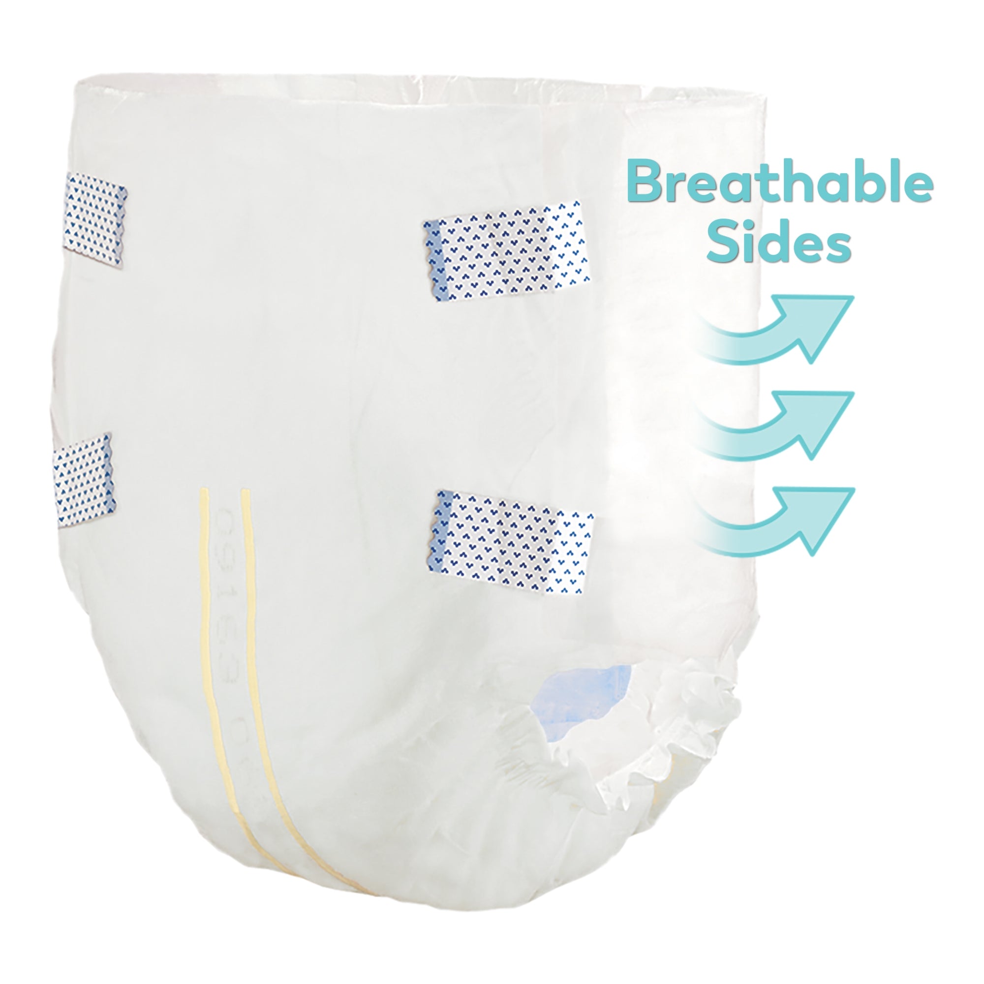 Unisex Adult Incontinence Brief Tranquility Essential Medium Disposable Heavy Absorbency, Packaging Type- Case