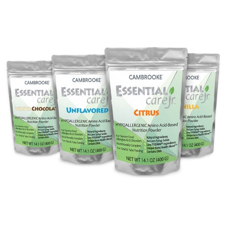 Pediatric Oral Supplement Essential Care Jr Unflavored 14.1 oz. Pouch Powder Amino Acid Food Allergies,Packaging Type- Each