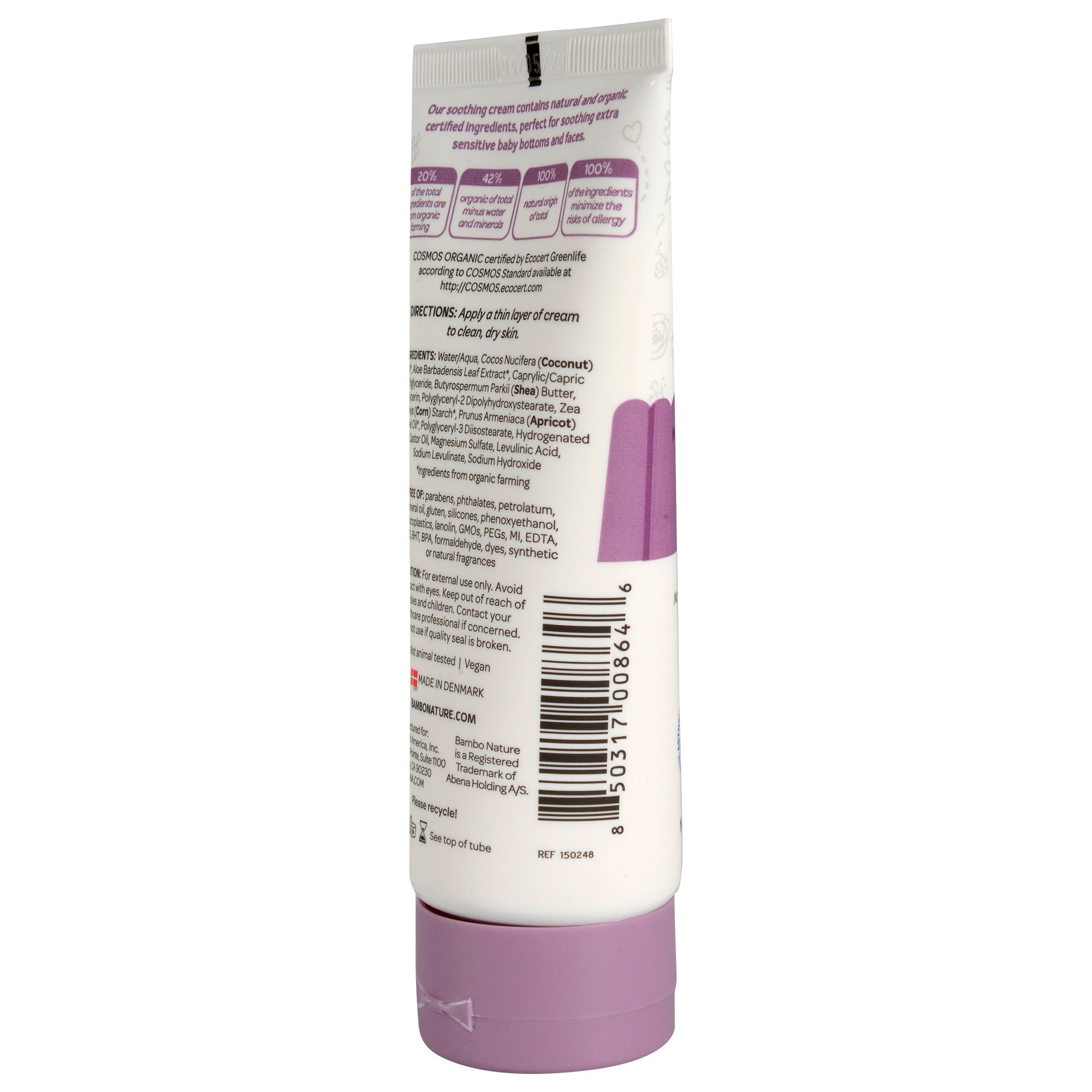Skin Protectant Bambo Nature Love Balm 3.4 oz. Tube Unscented Cream,Packaging Type- Each