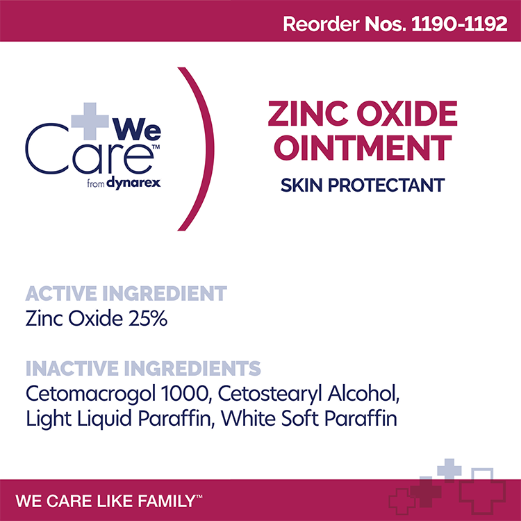 Ungüentos de óxido de zinc Dynarex