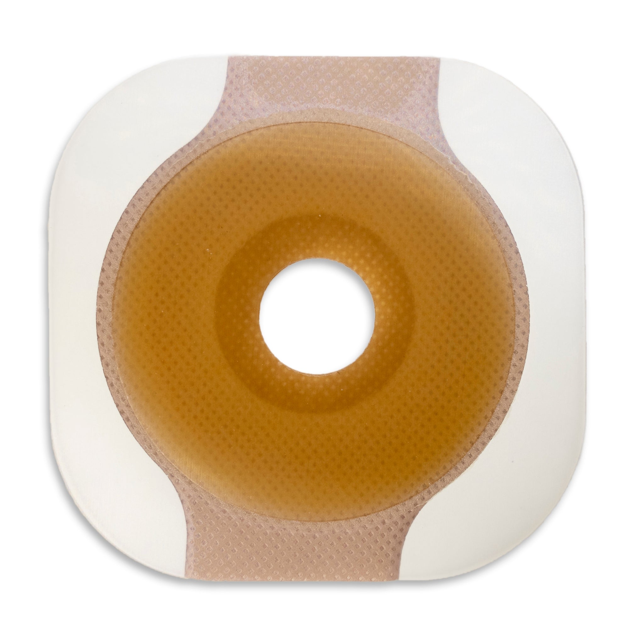 Ostomy Barrier New Image Flat CeraPlus Precut, Extended Wear Adhesive Tape Borders 1-3/4 Inch Flange Green Code 7/8 Inch Opening,Packaging Type- Box