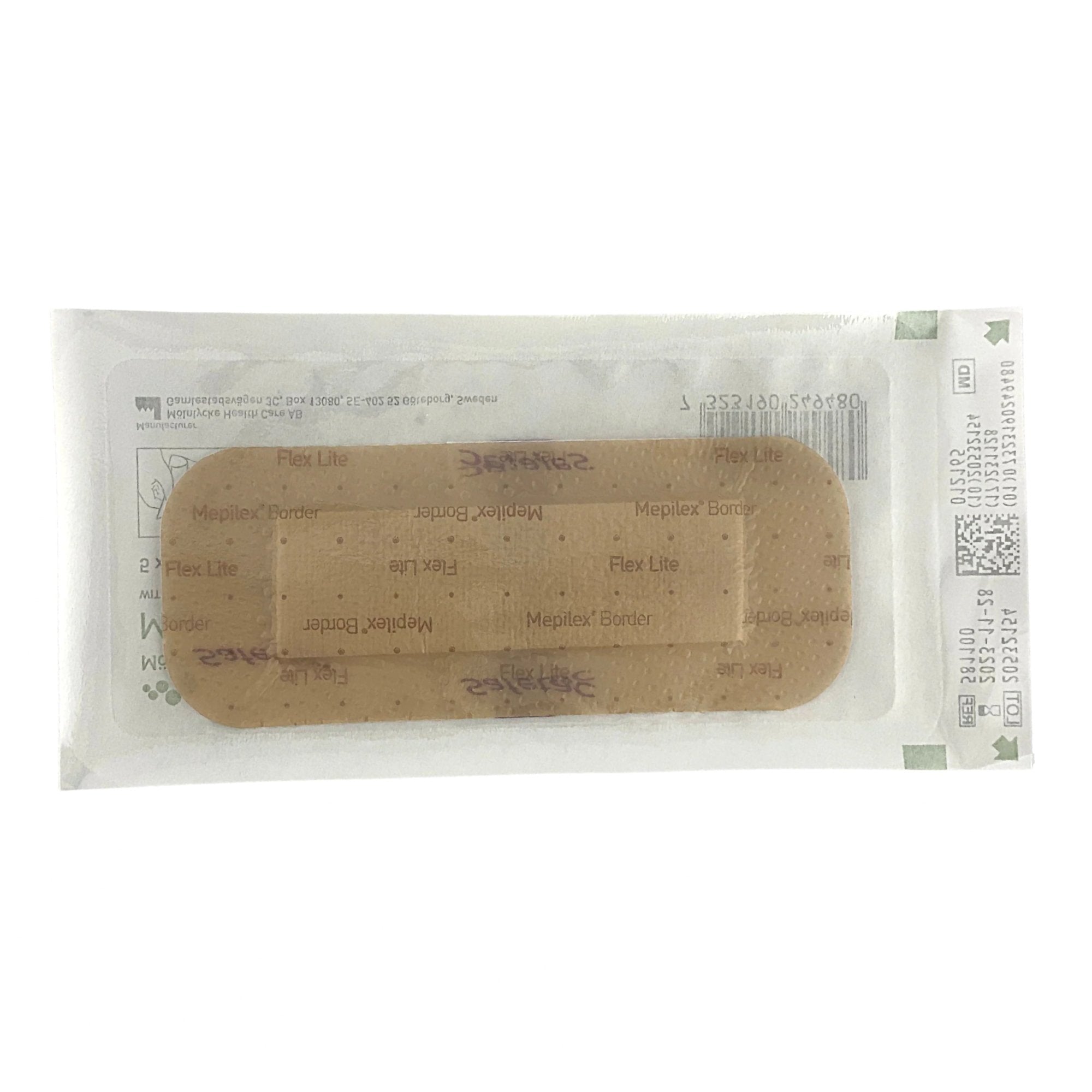 Thin Foam Dressing Mepilex Border Flex Lite 2 X 5 Inch With Border Film Backing Silicone Adhesive Rectangle Sterile,Packaging Type- Box