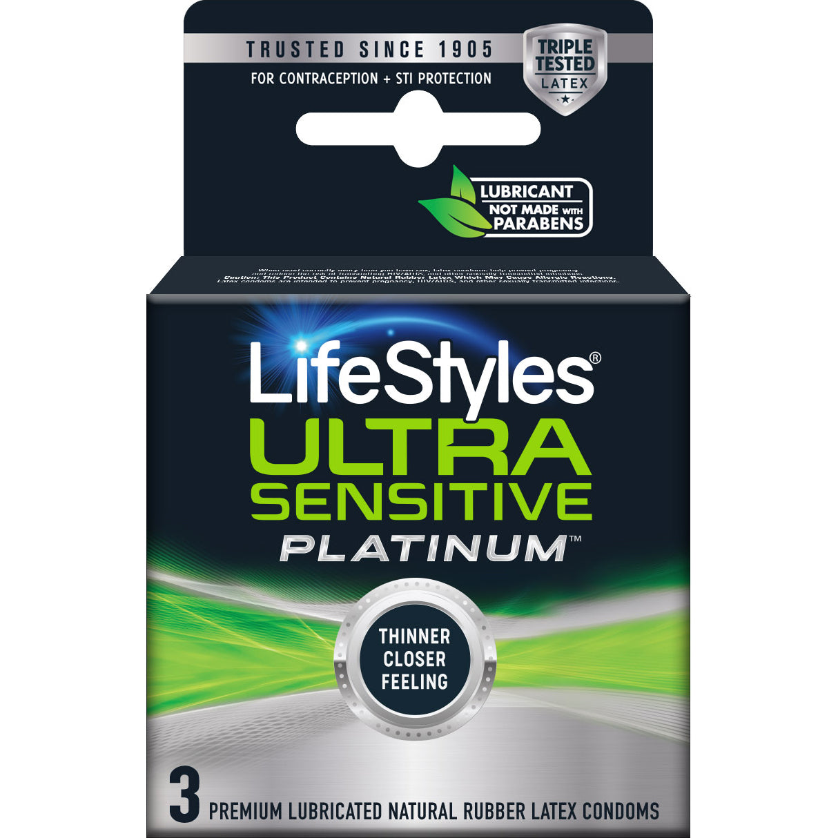 Lifestyles Ultra Sensitive Platinum 3pk