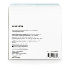 Exercise Resistance Band McKesson CanDo Yellow 5 Inch X 50 Yard X-Light Resistance, Packaging Type- Each