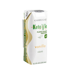 Oral Supplement KetoVie 4:1 Plant-Based Protein Vanilla Flavor Liquid 8.5 oz. Carton, Packaging Type- Case