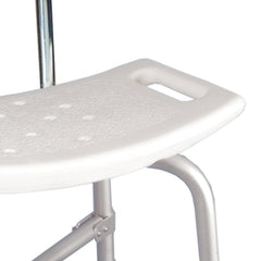 Bath Bench McKesson Without Arms Aluminum Frame With Backrest 20 Inch Seat Width 500 lbs. Weight Capacity, Packaging Type- Case