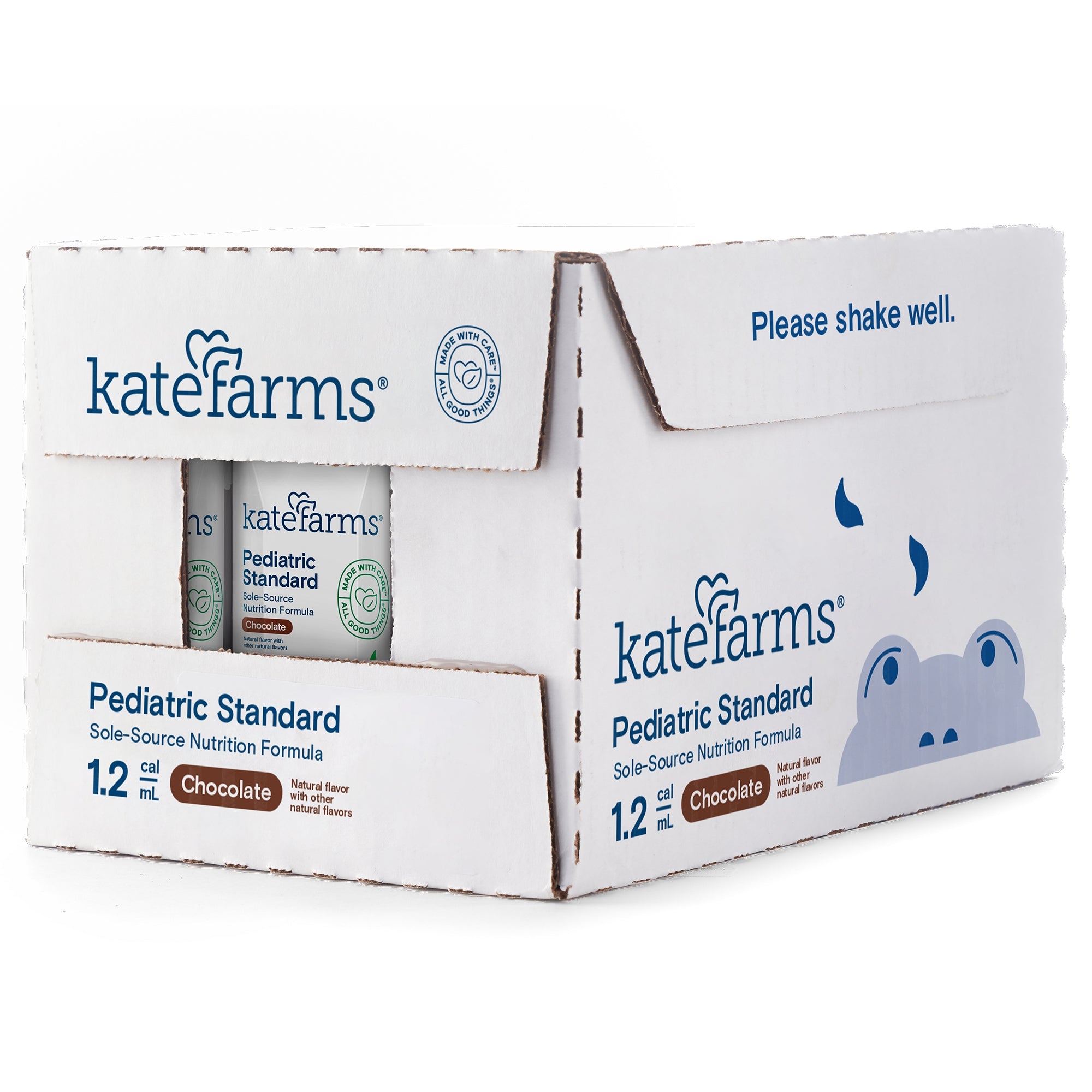 Pediatric Oral Supplement Kate Farms Pediatric Standard 1.2 Chocolate Flavor 8.45 oz. Carton Liquid Organic Pea Protein,Packaging Type- Each
