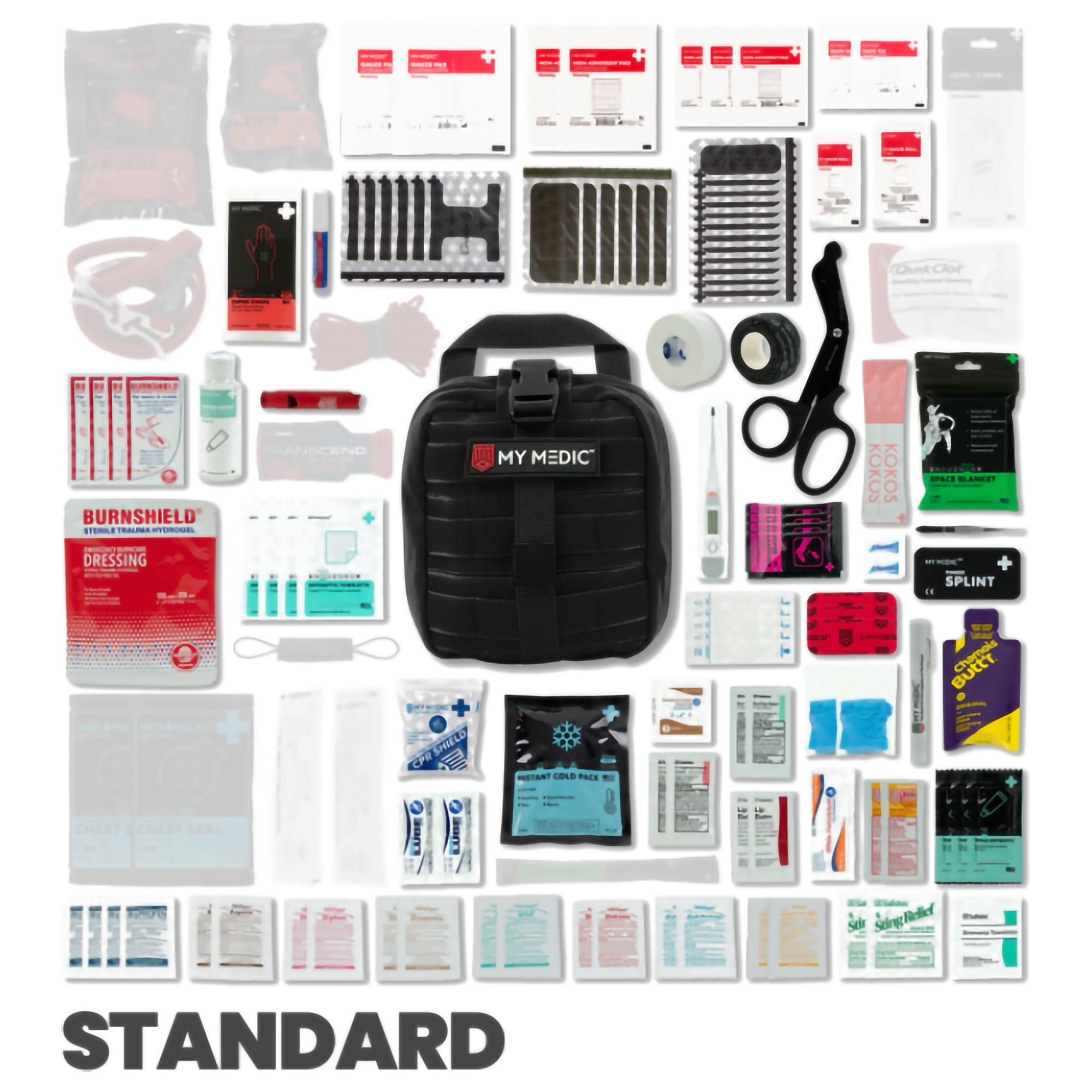 First Aid Kit My Medic MYFAK Standard Black Nylon Bag,Packaging Type- Each