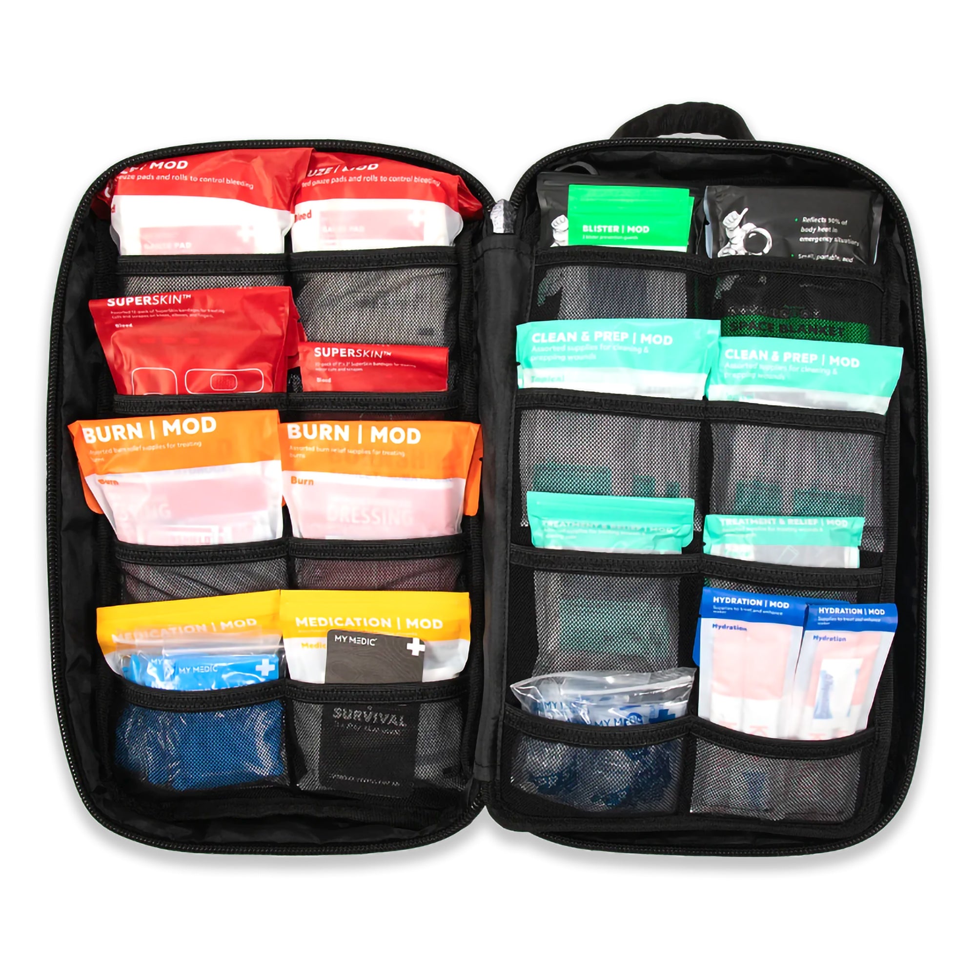 First Aid Kit My Medic MYFAK Standard Black Nylon Bag,Packaging Type- Each