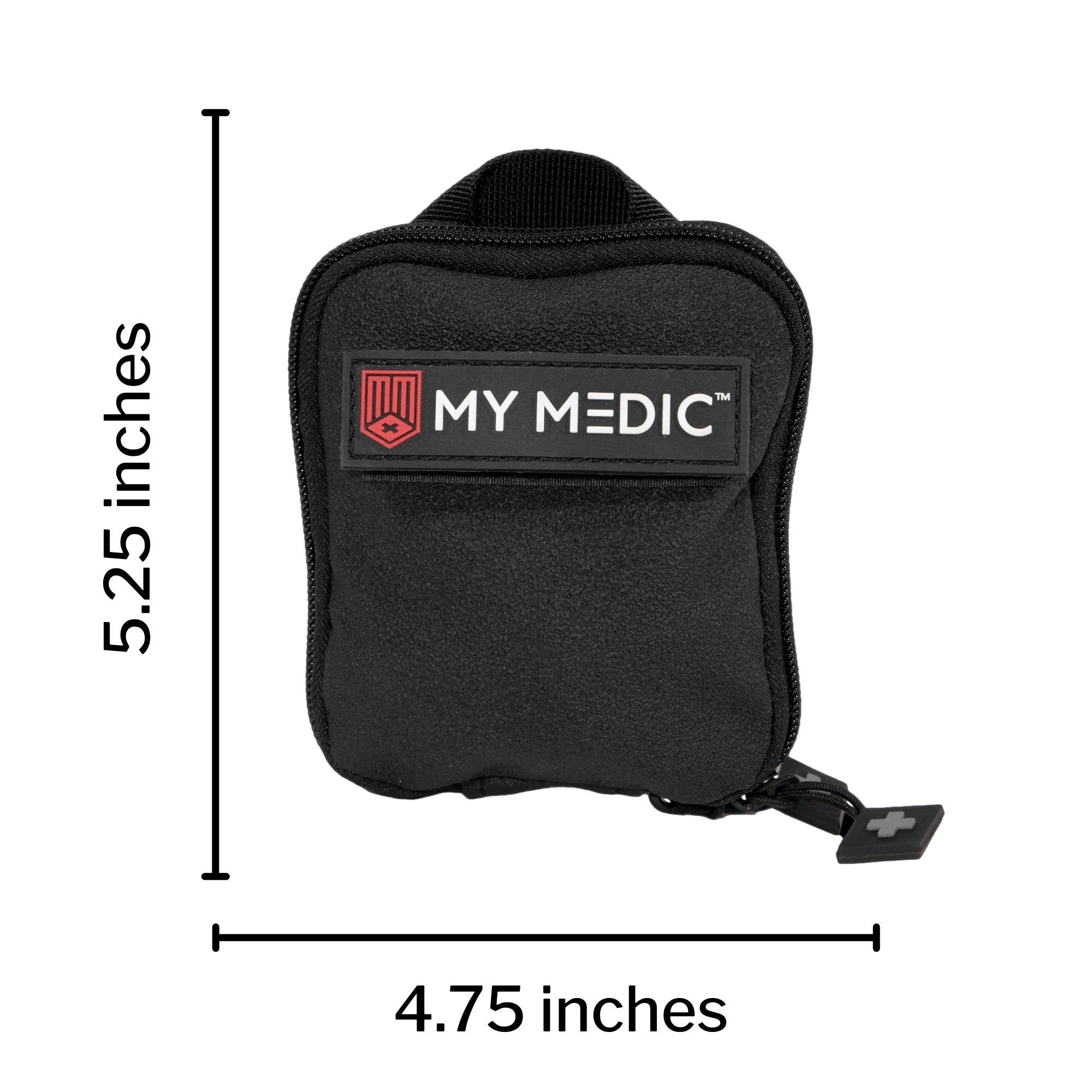 First Aid Kit My Medic Everyday Carry Black Rubber Case,Packaging Type- Each