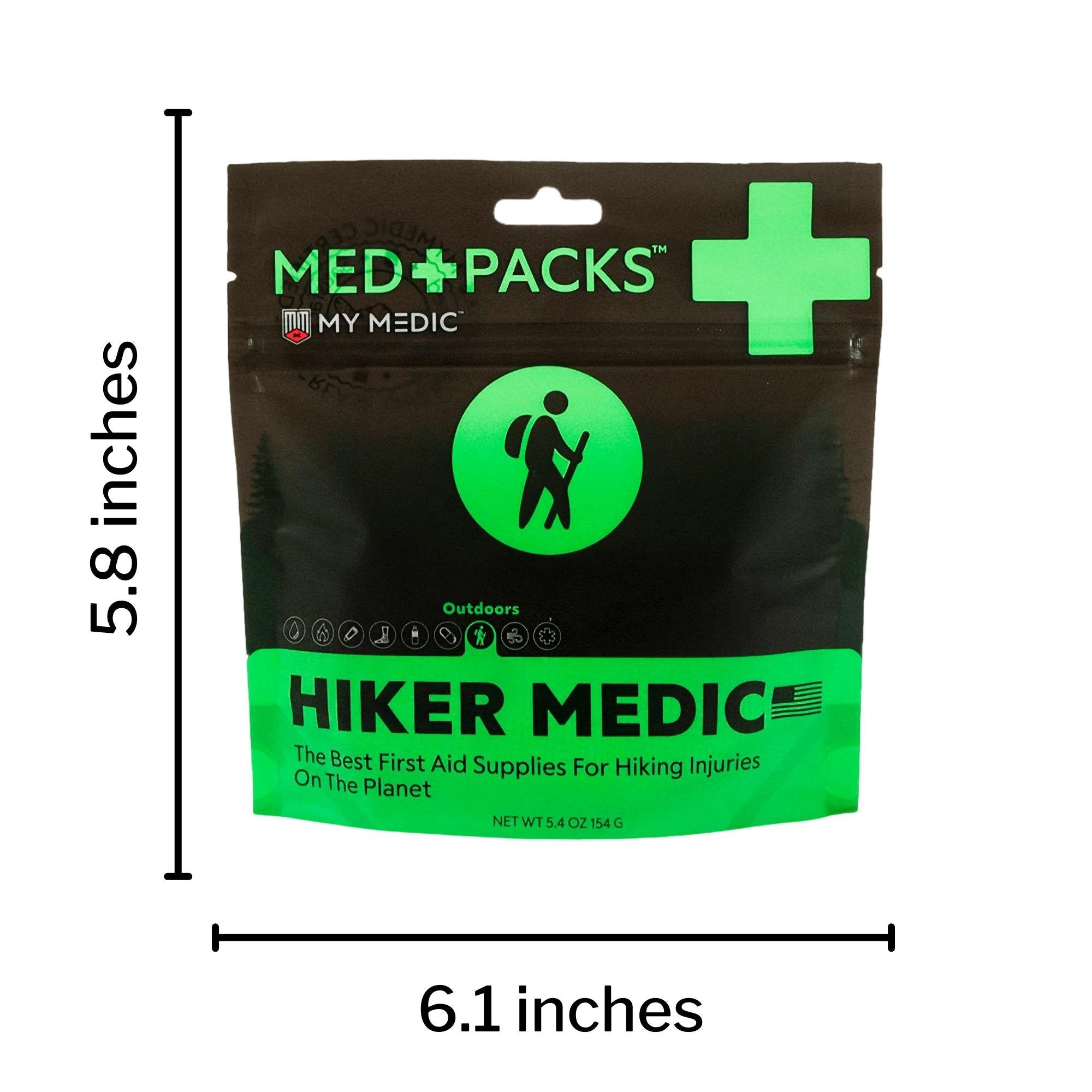 First Aid Kit My Medic MED PACKS Hiker Medic Plastic Pouch,Packaging Type- Each