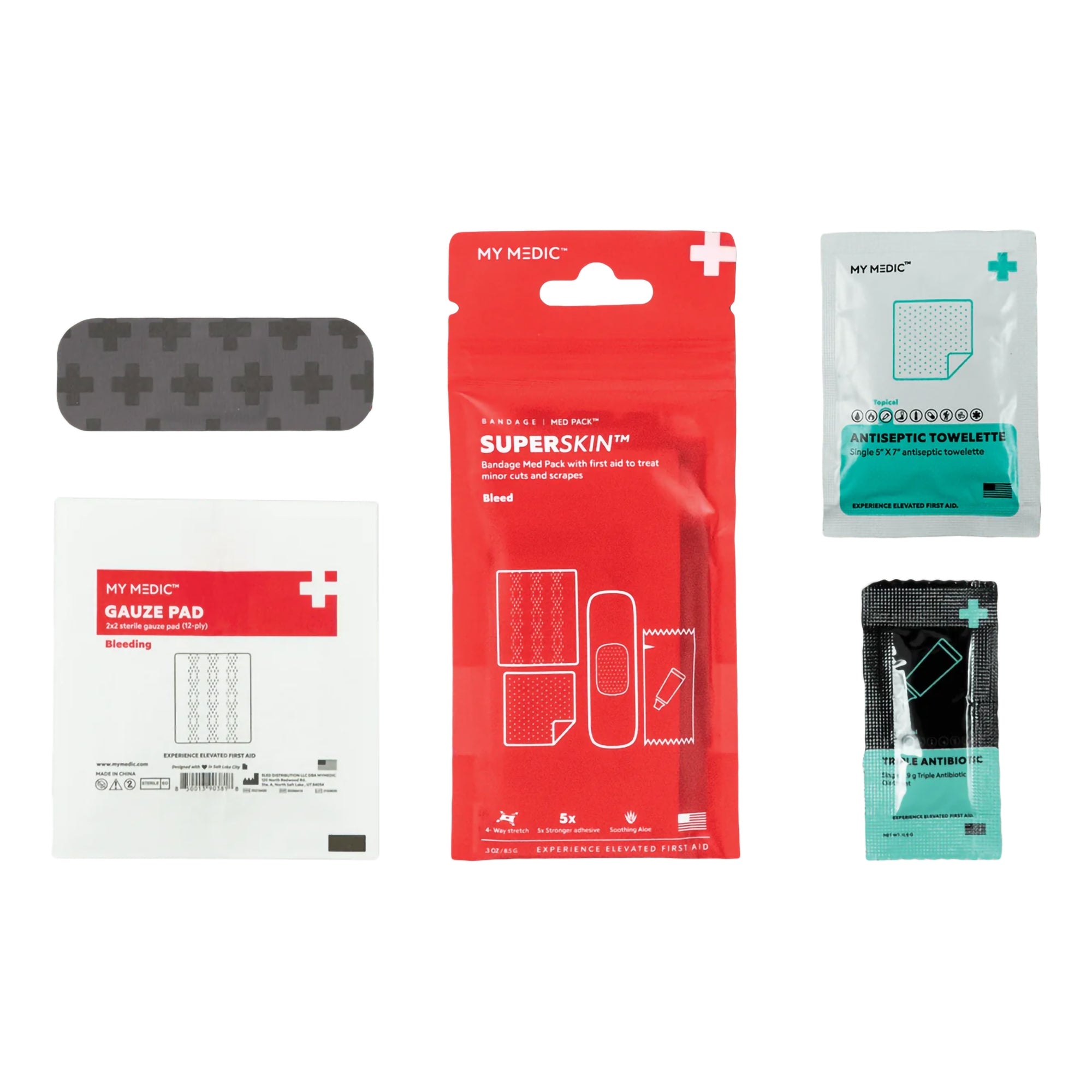 First Aid Kit My Medic MED PACKS SuperSkin Plastic Pouch,Packaging Type- Each