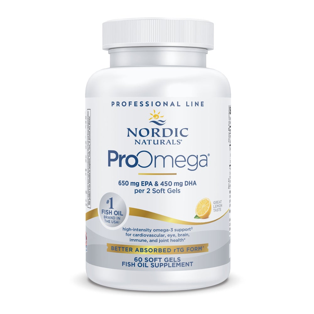 Dietary Supplement Nordic Naturals ProOmega Softgel 60 Per Bottle, Packaging Type -Case