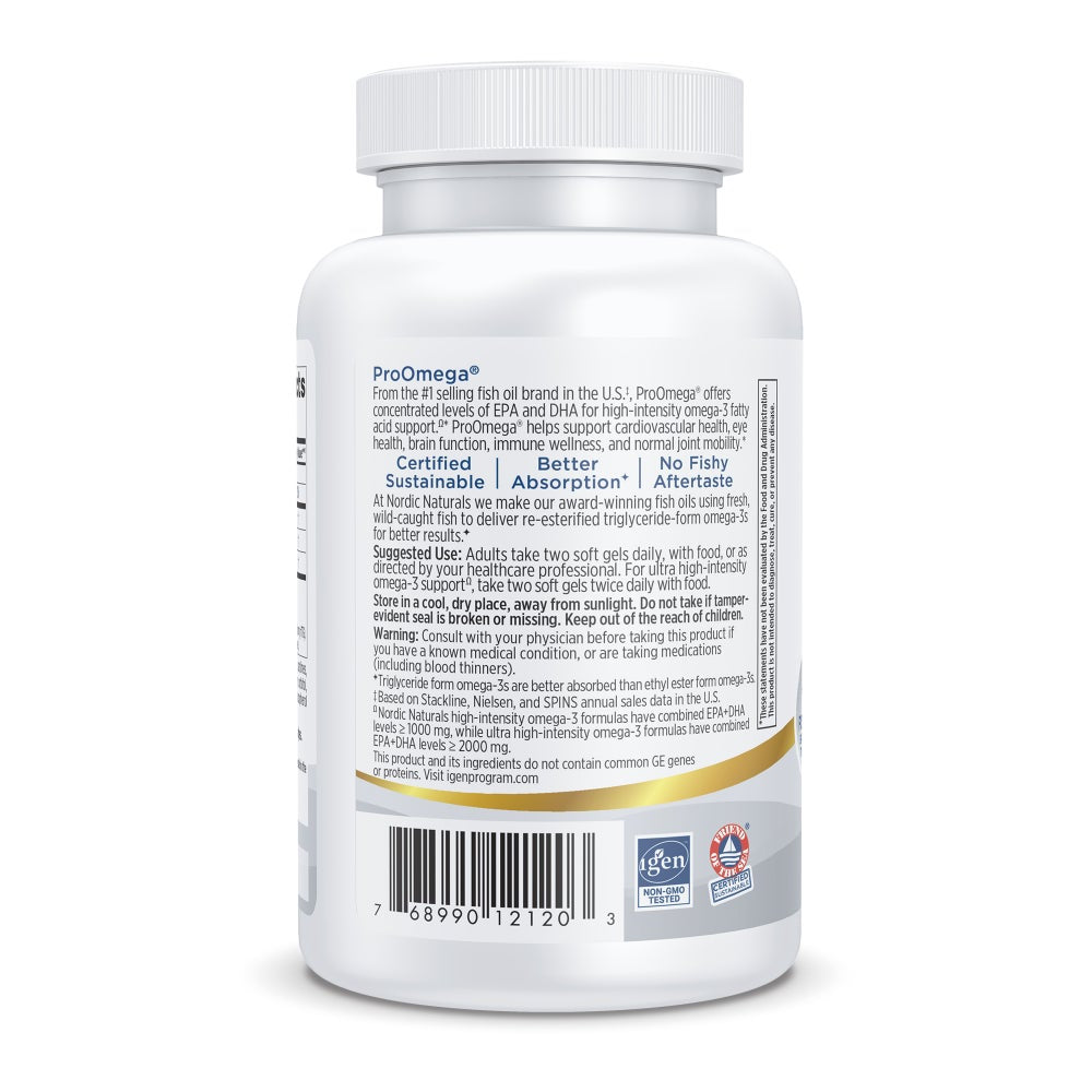 dietary supplement nordic naturals proomega softgel 60 per bottle packaging type each copy