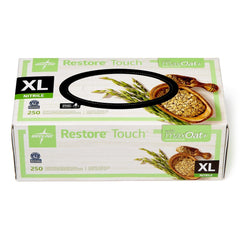 Exam Glove Restore Touch X-Large NonSterile Nitrile Standard Cuff Length Textured Fingertips Green Chemo Tested | 250EA/Box