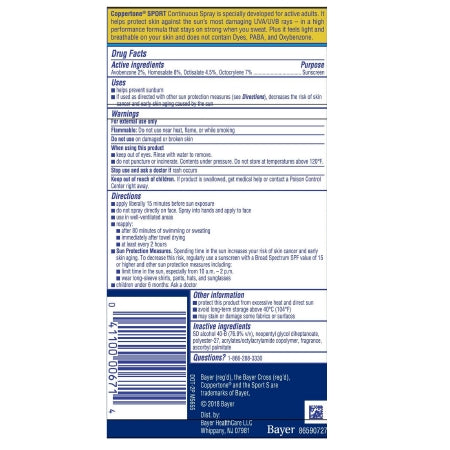 coppertone sport sunscreen spray spf 30 coppertone sport sunscreen mk1212783ea