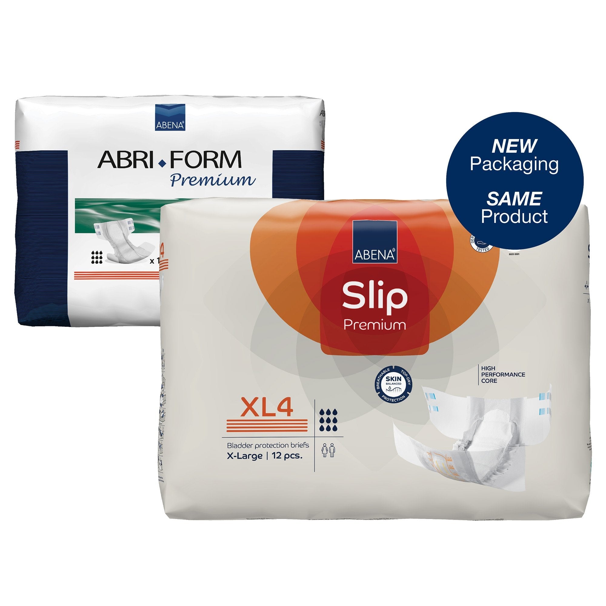Unisex Adult Incontinence Brief Abena Slip Premium XL4 X-Large Disposable Heavy Absorbency, Packaging Type- Case