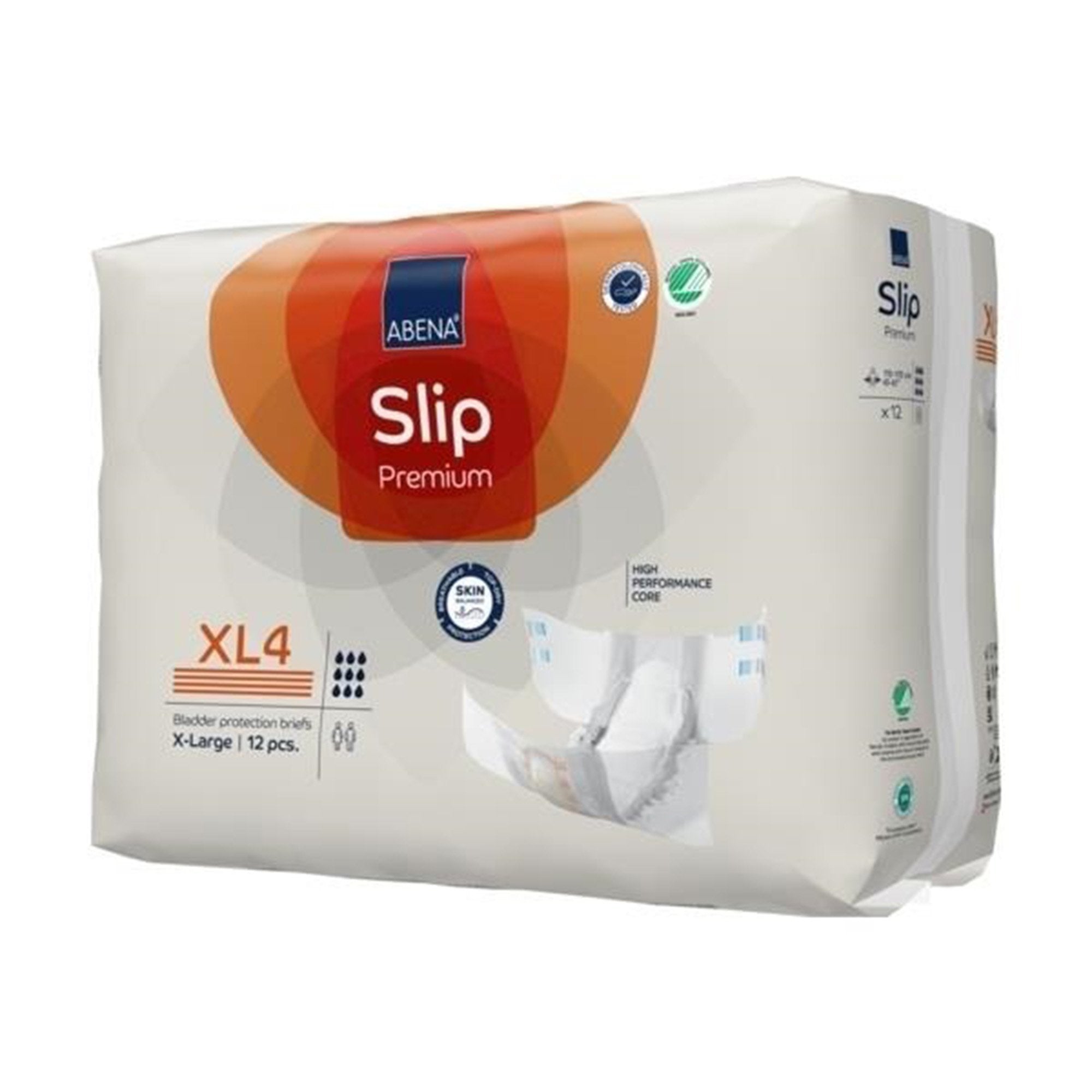 Unisex Adult Incontinence Brief Abena Slip Premium XL4 X-Large Disposable Heavy Absorbency, Packaging Type- Case