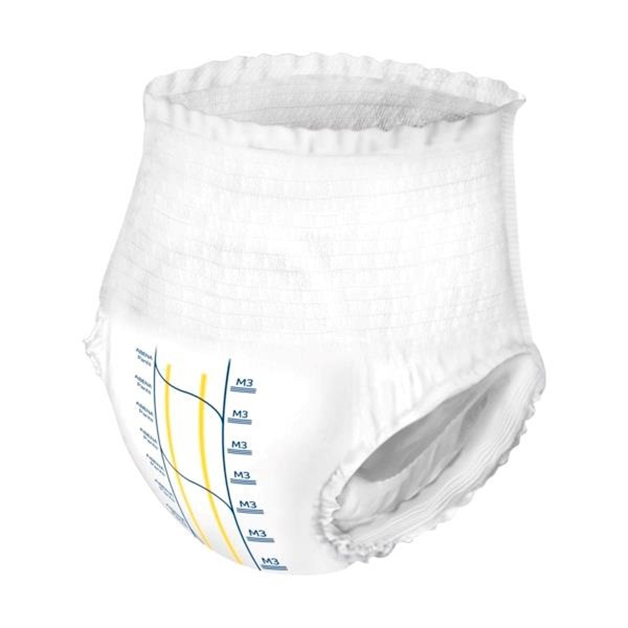 Unisex Adult Absorbent Underwear Abena Premium Pants M3 Pull On with Tear Away Seams Medium Disposable Heavy Absorbency, Packaging Type- Case