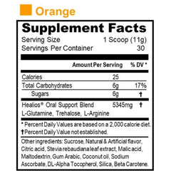 Oral Supplement Healios Orange Flavor Powder 11.64 oz. Jar,  Packaging Type- Each