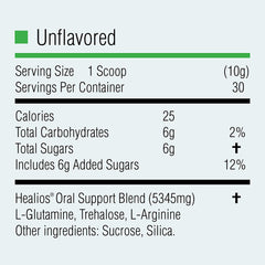 Oral Supplement Healios Unflavored Powder 10.93 oz. Jar,  Packaging Type- Each