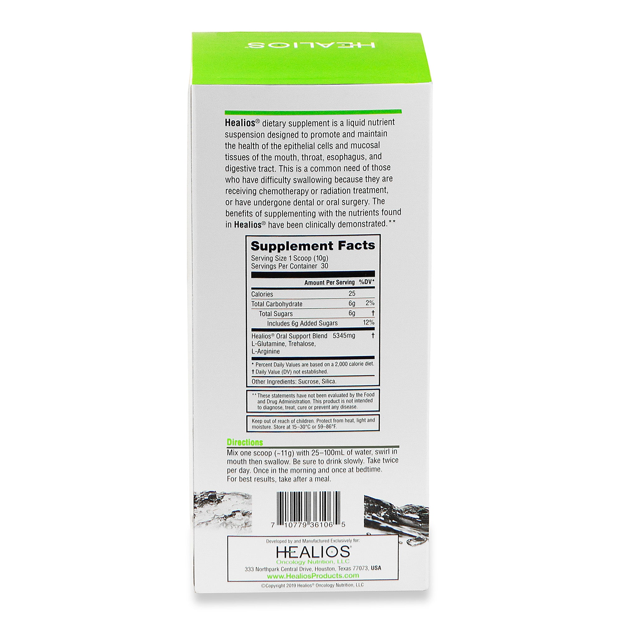 Oral Supplement Healios Unflavored Powder 10.93 oz. Jar,  Packaging Type- Each
