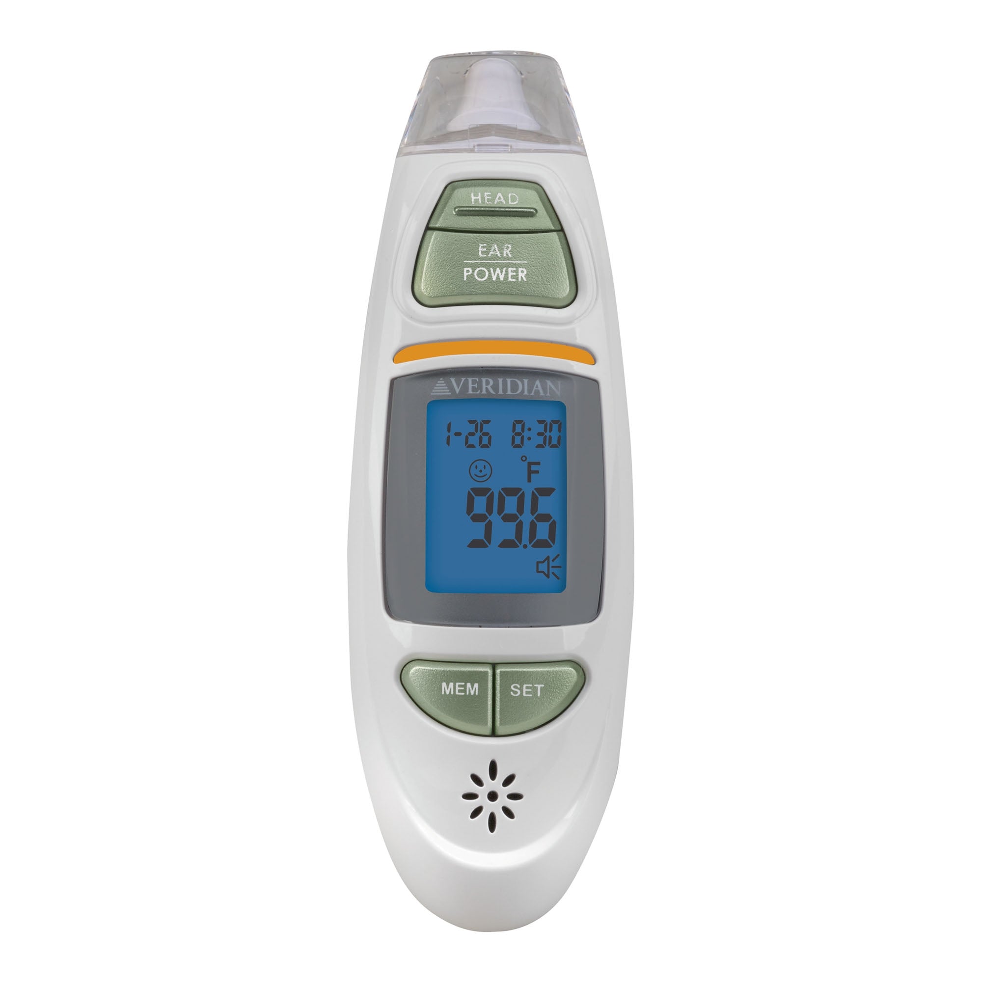 Non-Contact Skin Surface Thermometer Veridian Infrared Skin Probe Handheld,Packaging Type- Each
