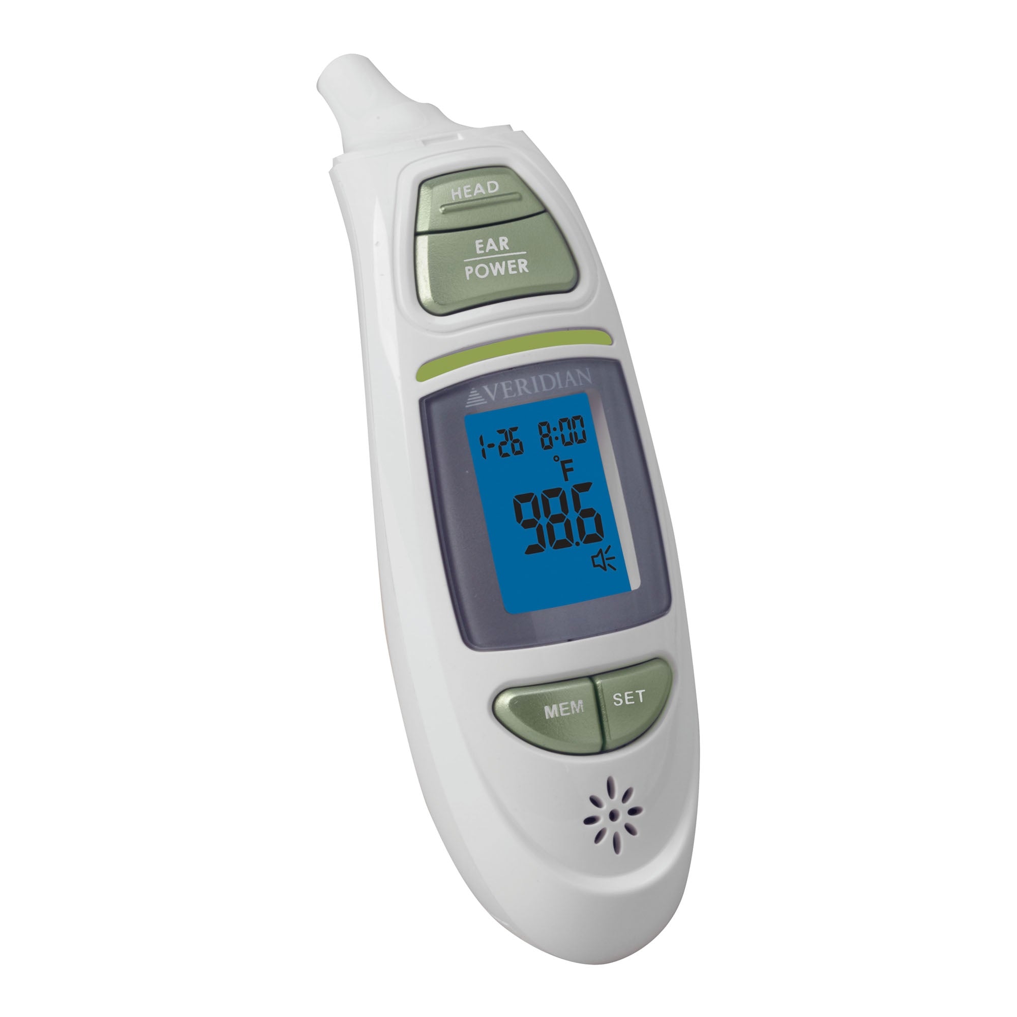 Non-Contact Skin Surface Thermometer Veridian Infrared Skin Probe Handheld,Packaging Type- Each