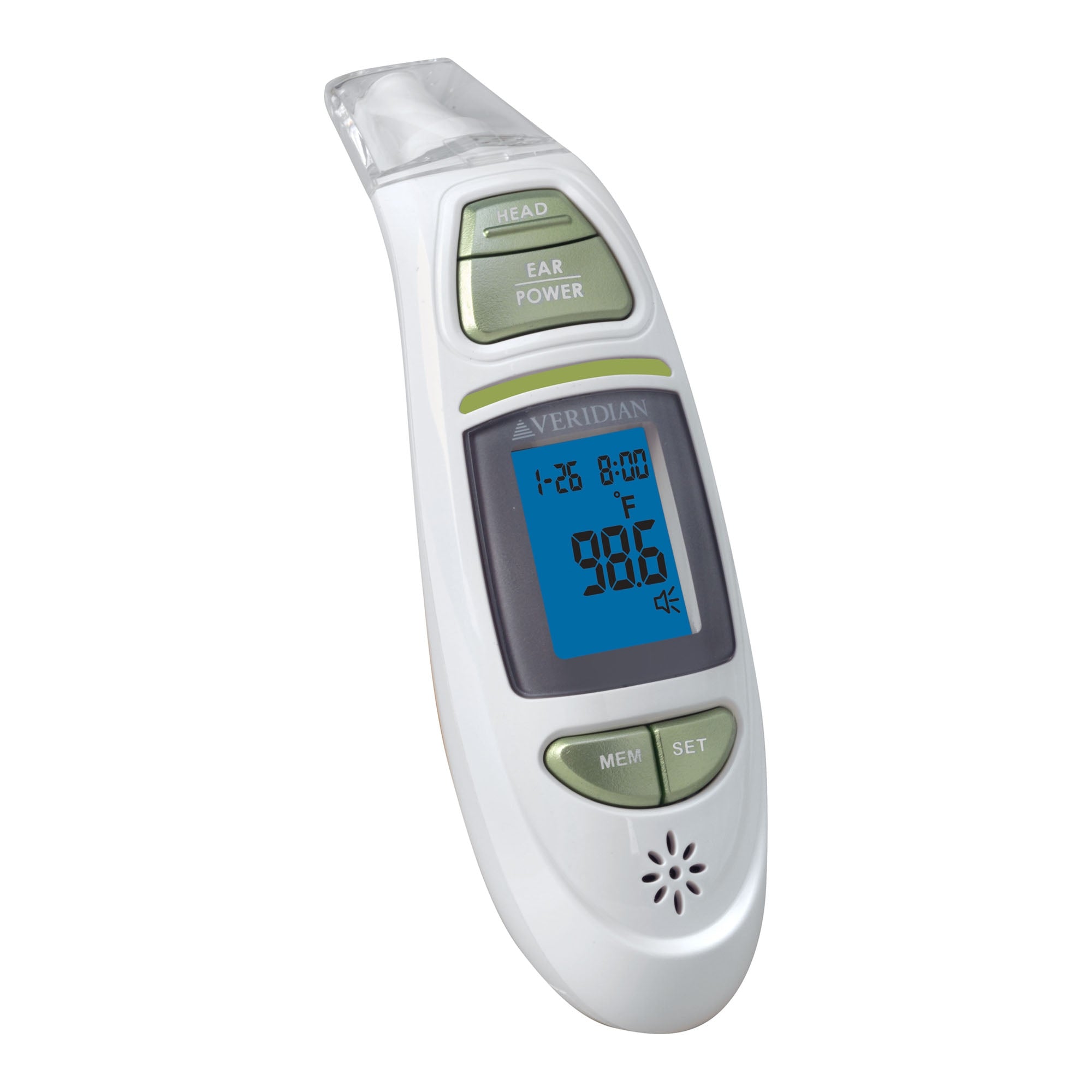 Non-Contact Skin Surface Thermometer Veridian Infrared Skin Probe Handheld,Packaging Type- Each
