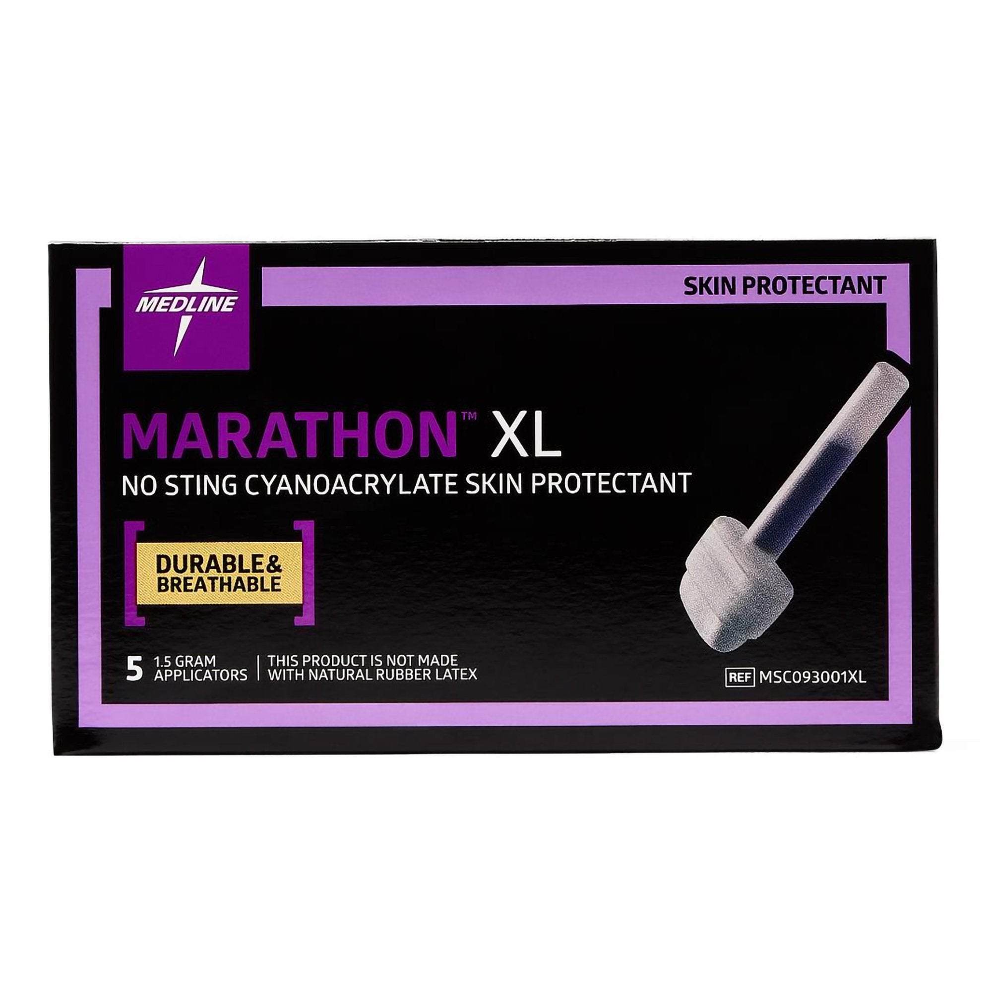 Skin Barrier Applicator Marathon Cyanoacrylate Individual Packet X-Large Sterile, Packaging Type- Box