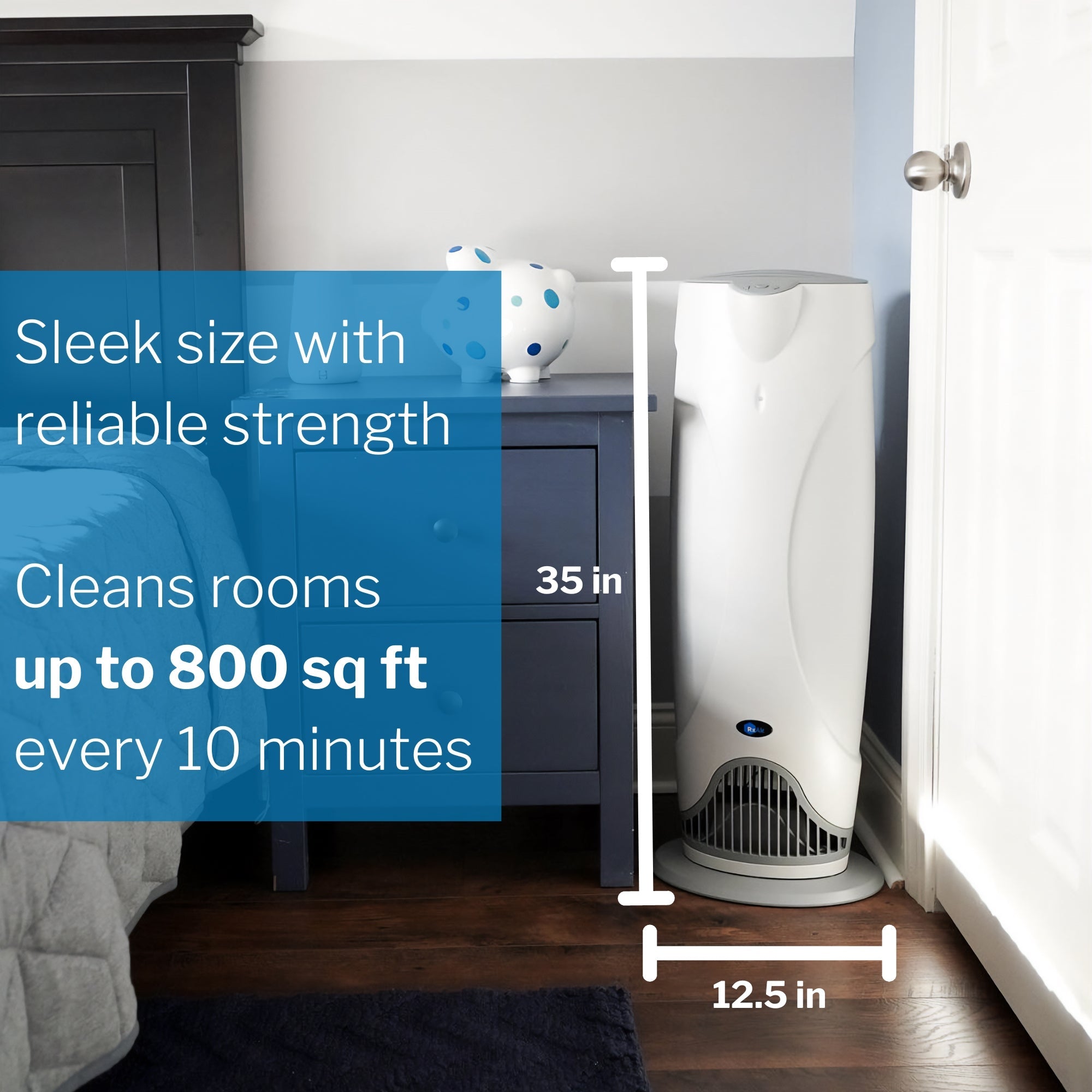 RxAir-Air-Purifier-800-Square-Feet-32-X-12-1/2-X-9-1/2-Inch-120-V-UltraViolet-Light,  Packaging Type- Each