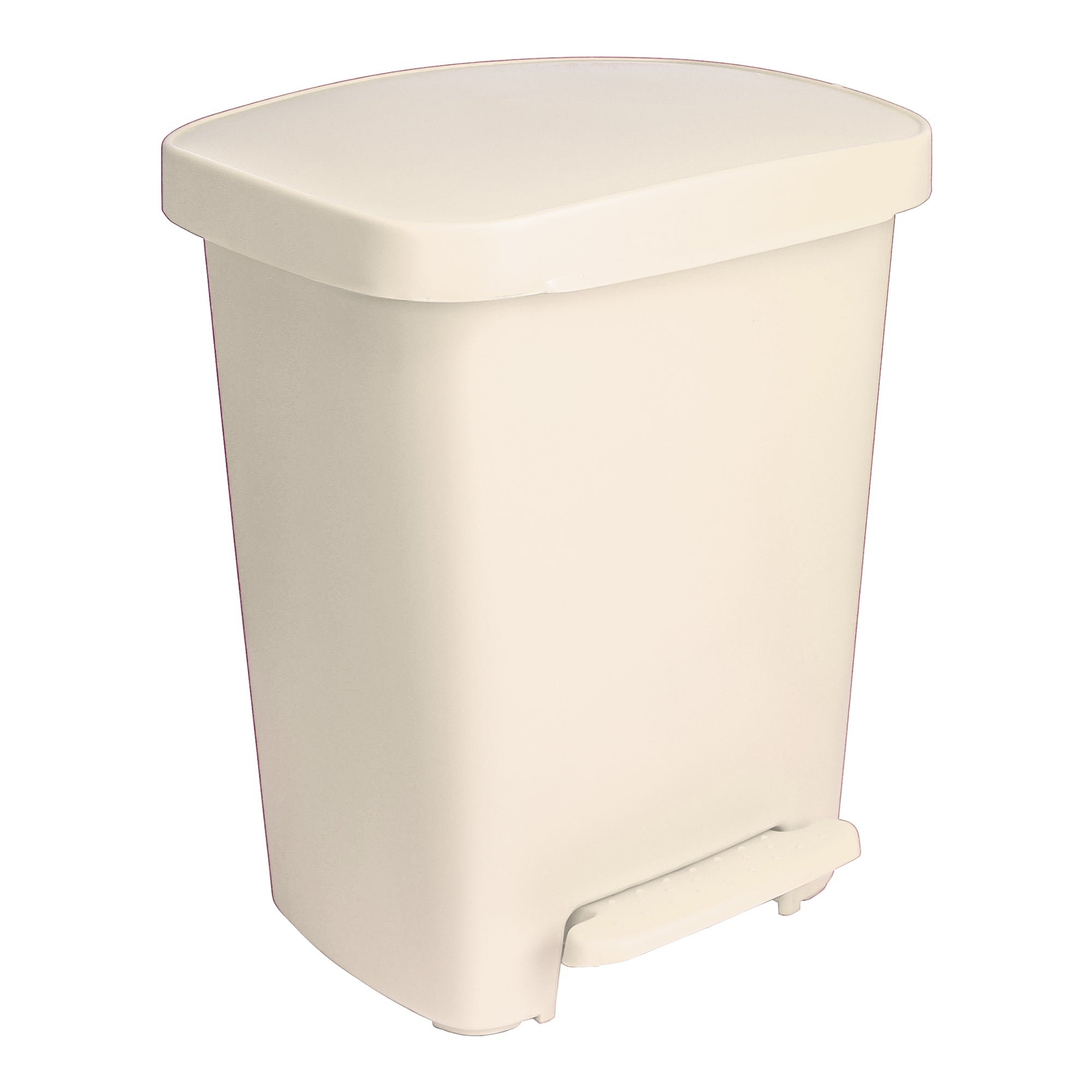 Trash Can McKesson 32 Quart / 8 gal. Beige Plastic Rectangular,Packaging Type- Each