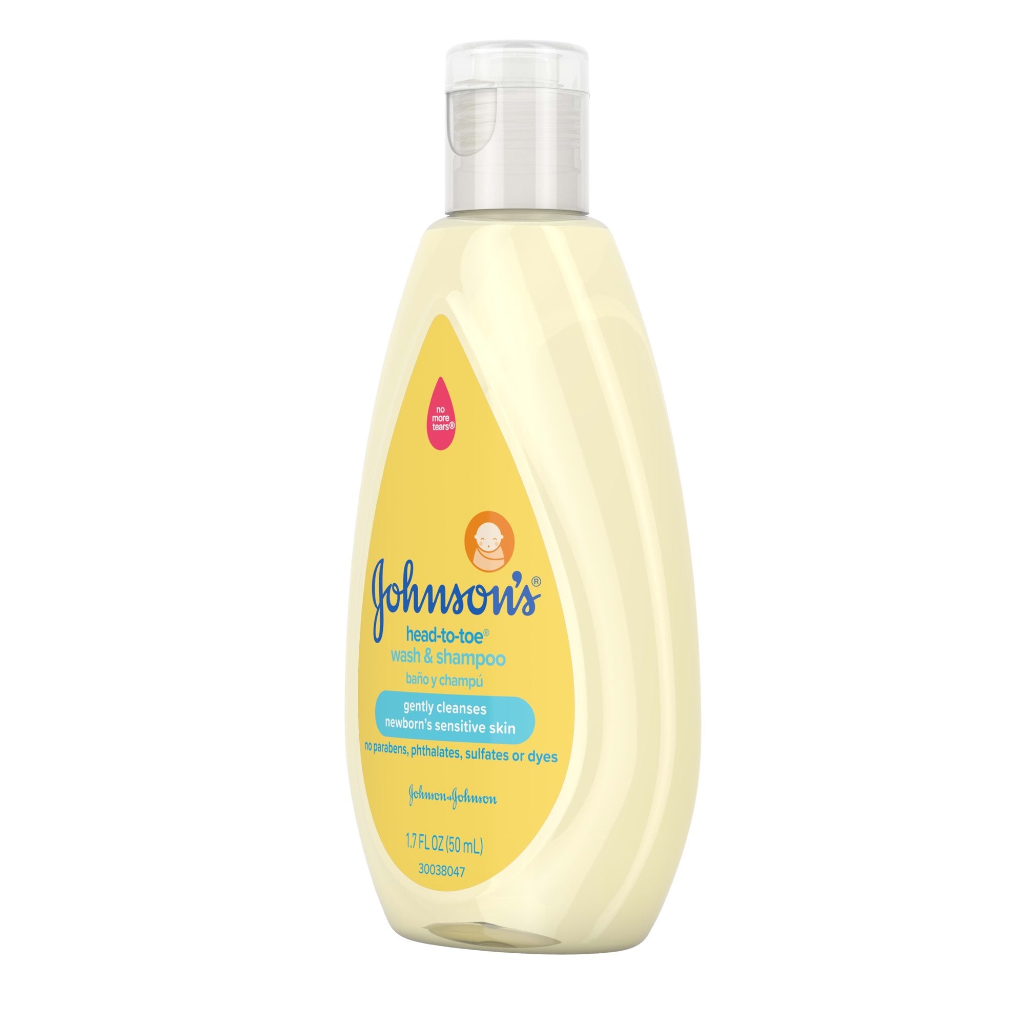 Baby Shampoo and Body Wash Johnson's Baby Head-to-Toe 13.6 oz. Flip Top Bottle Scented,Packaging Type- Each