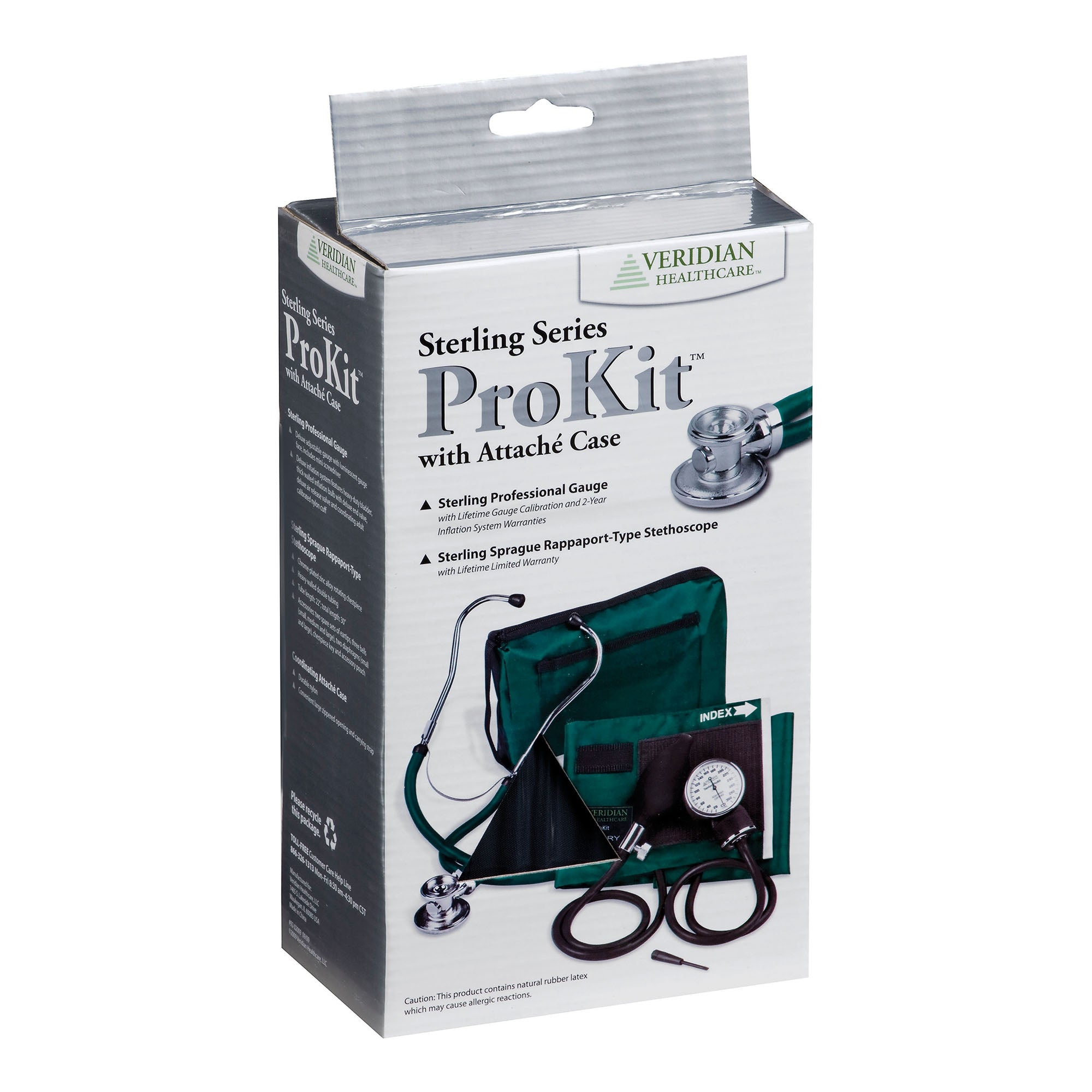 sterling series prokit aneroid sphygmomanometer with stethoscope teal veridian reusable aneroid stethoscope set mk1226089ea