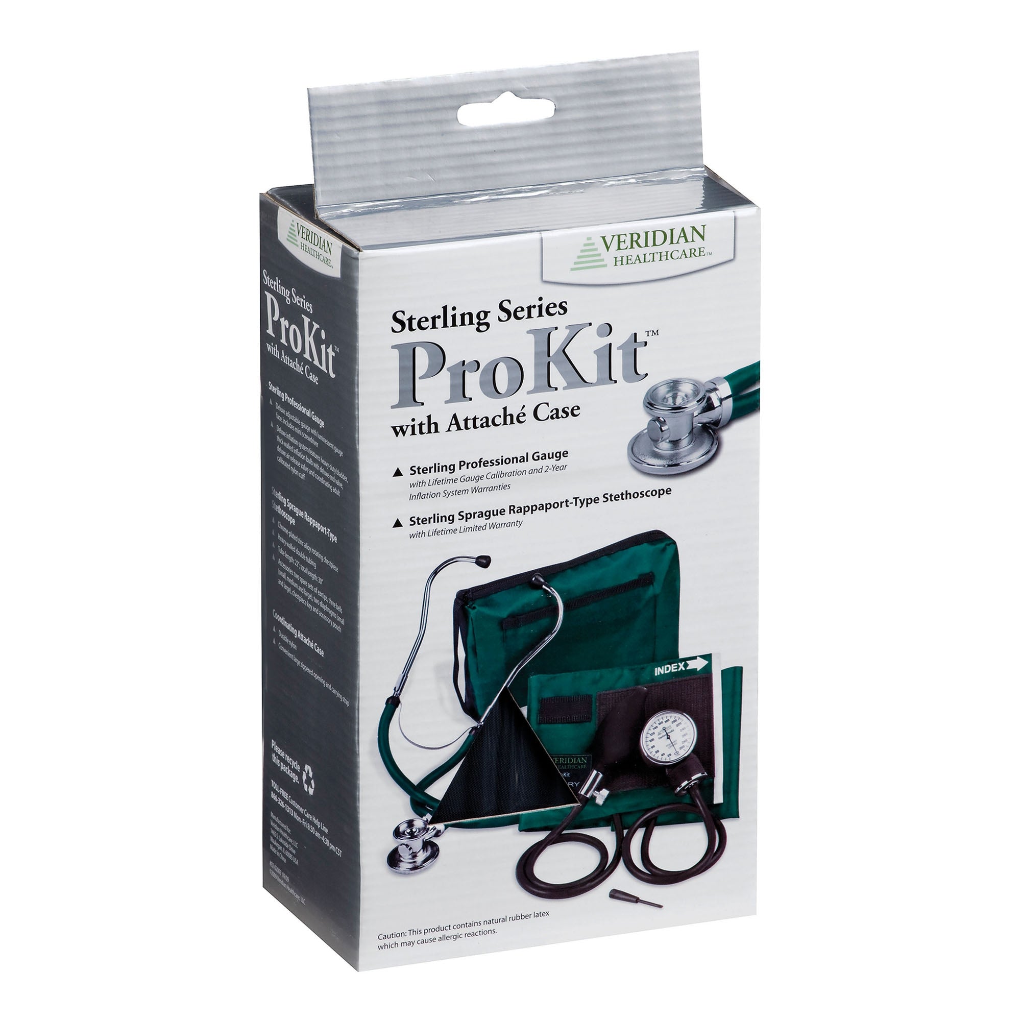 sterling series prokit aneroid sphygmomanometer with stethoscope dark blue veridian reusable aneroid stethoscope set mk1226092ea