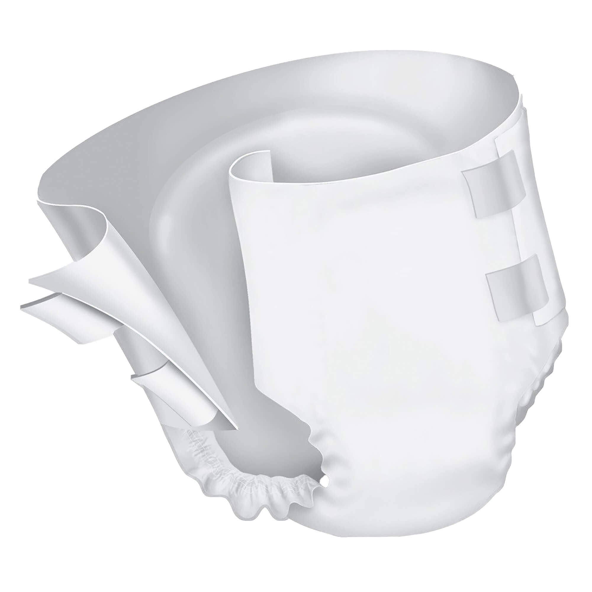 Unisex Adult Incontinence Brief ProCare Medium Disposable Heavy Absorbency, Packaging Type- Case