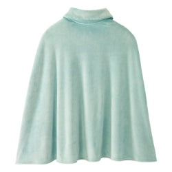 Bed Jacket Cape Silverts® Tranquil Sage One Size Fits Most Front Opening Button Closure Female