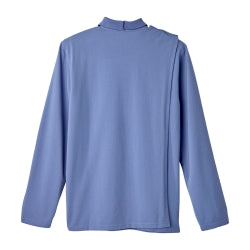 Adaptive Polo Shirt Silverts® Large Ceil Blue 1 Pocket Long Sleeve Male