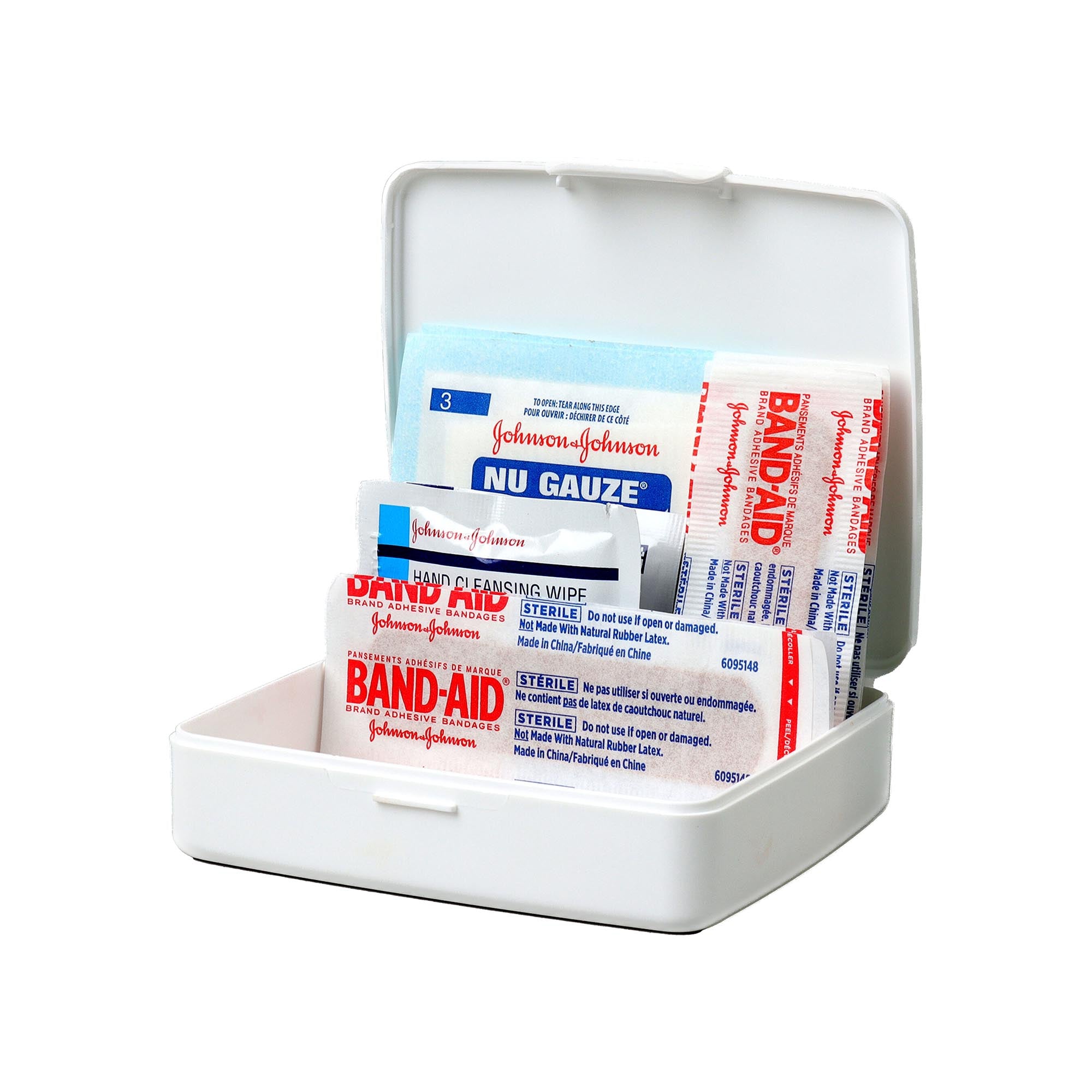 First Aid Kit Johnson and Johnson to Go Plastic Case,Packaging Type- Each