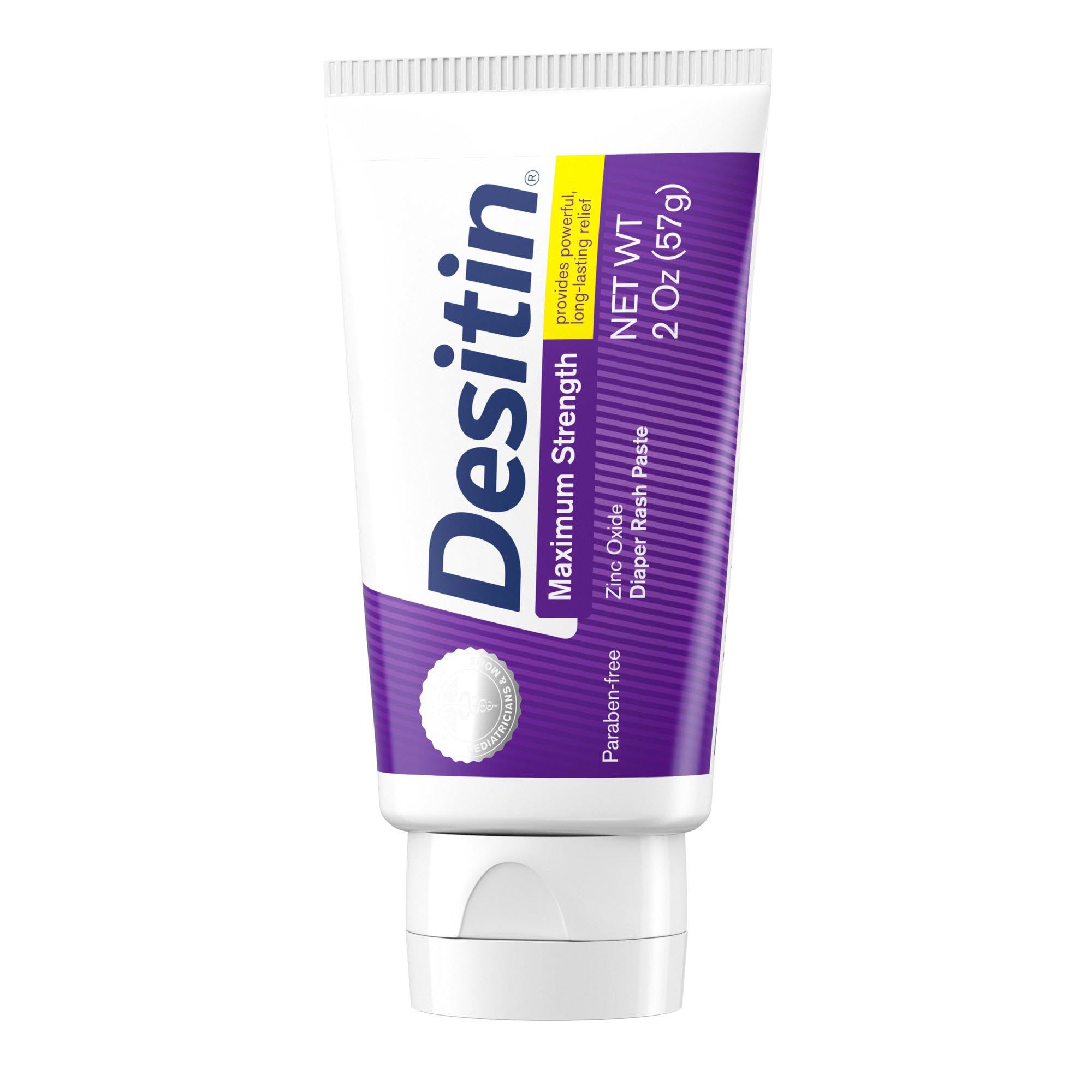 Diaper Rash Treatment Desitin Maximum Strength 2 oz. Tube Scented Paste,Packaging Type- Each
