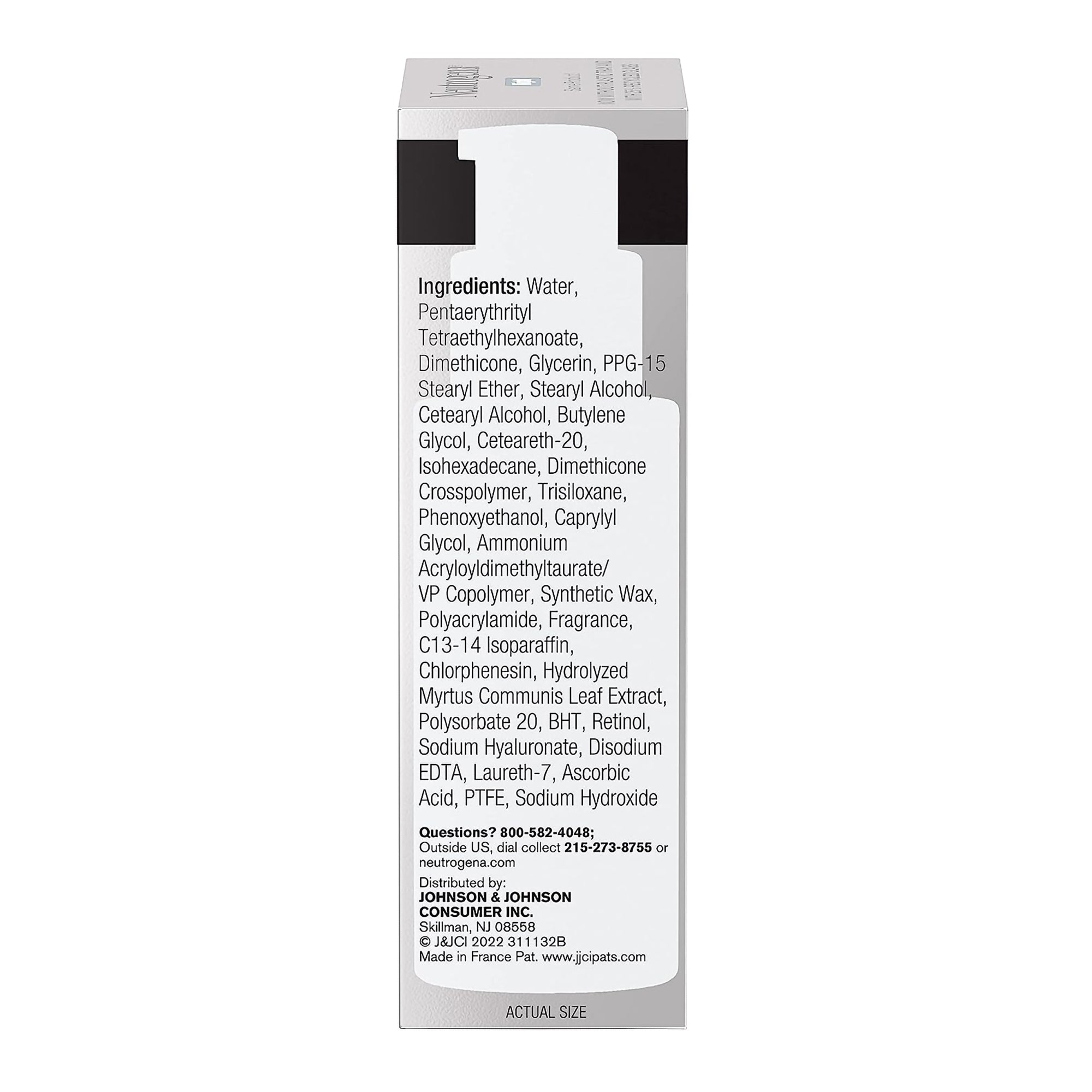 Facial Moisturizer Neutrogena Rapid Wrinkle Repair Night 1 oz. Pump Bottle Unscented Lotion,Packaging Type- Each