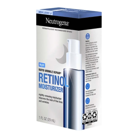 Facial Moisturizer Neutrogena Rapid Wrinkle Repair Night 1 oz. Pump Bottle Unscented Lotion,Packaging Type- Each